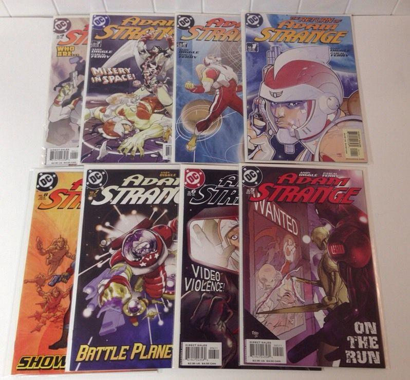 The Return of Adam Strange 1-8 Full Run Near Mint Andy Diggle Set