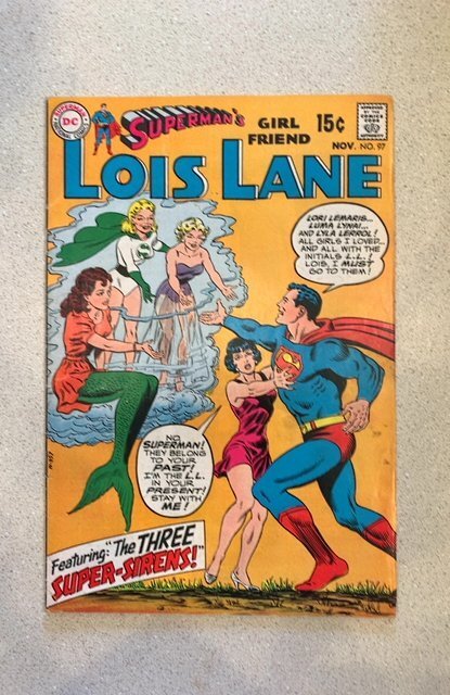 Superman's Girl Friend, Lois Lane #97 (1969) Curt Swan Chameleon Girls