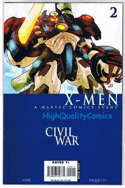CIVIL WAR : X-MEN #2, VF-, Yanick Paquette, 1st, 2006, more in store
