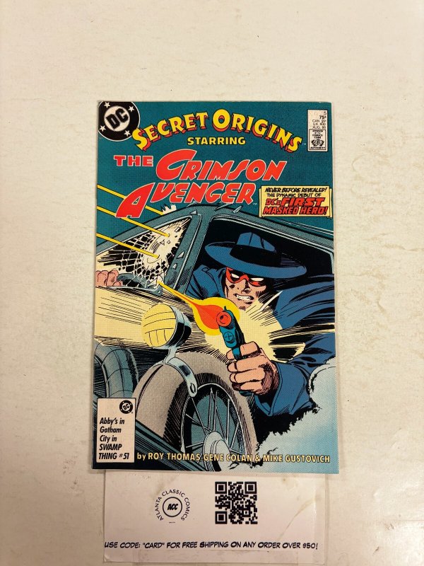 Secret Origins #5 NM DC Comic Books Crimson Avenger 25 HH89