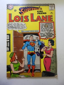 Superman's Girl Friend, Lois Lane #63 (1966) VG- Condition stains, rusty...