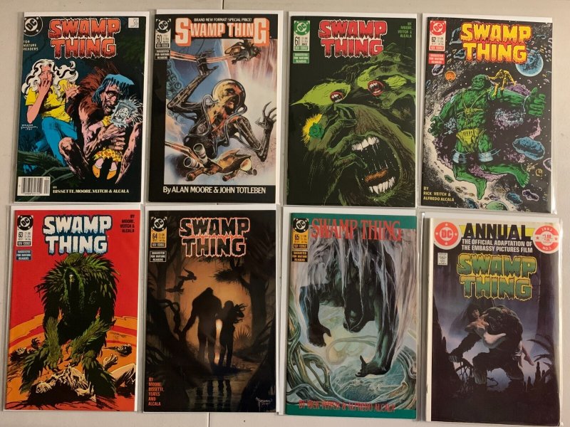 Swamp Thing comics lot #1-65 + 2 annual 49 diff avg 7.0 (1982-87)