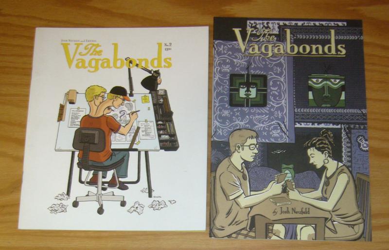 the Vagabonds #1-2 VF/NM complete series - josh neufeld - alternative comics set 