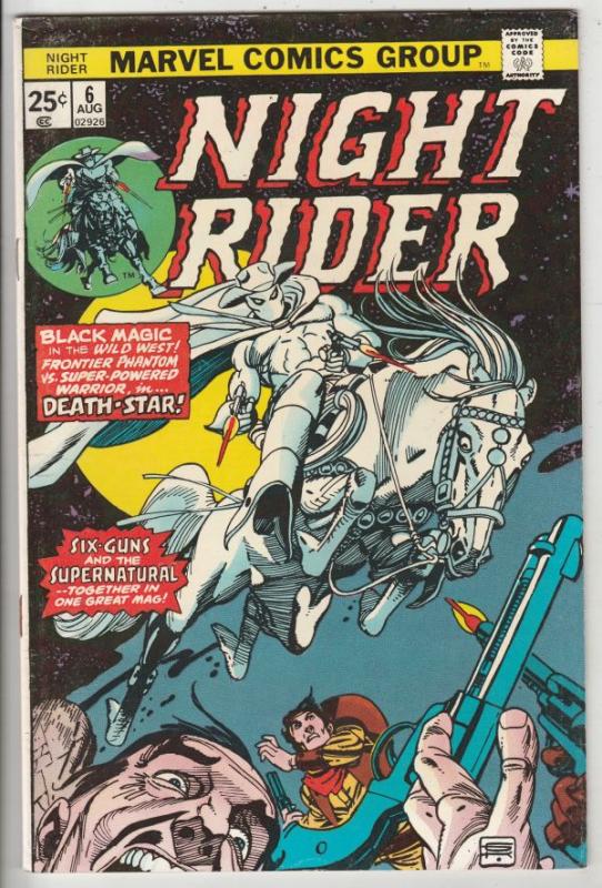 Night Rider, The #6 (Aug-75) VF/NM High-Grade Ghost Rider