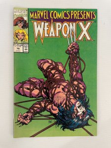 Marvel Comics Presents # 75 NM Comic Book Weapon X Wolverine X-Men 2 J256