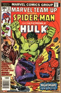 Marvel Team-Up #53 (1977) -  Dave Cockrum , John Romita Sr. Cover