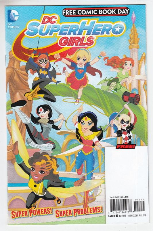 DC SuperHero Girls Unstamped NM- FCDB 2016