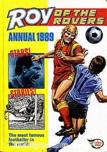 ROY OF THE ROVERS ANNUAL HC U.K. #1989 Very Fine