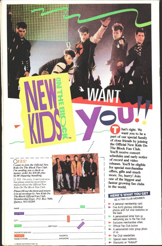 New Kids On The Block Valentine Girl (1990)