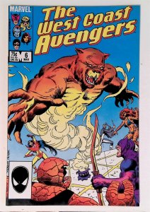 West Coast Avengers #6 (March 1986, Marvel) 8.0 VF