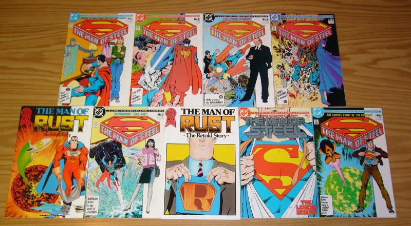 Superman Man of Steel #1-6 Complete Set (1986) John Byrne DC