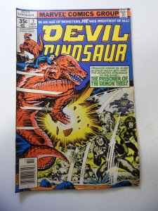 Devil Dinosaur #7 (1978) VG+ Condition 3/4 tear bc