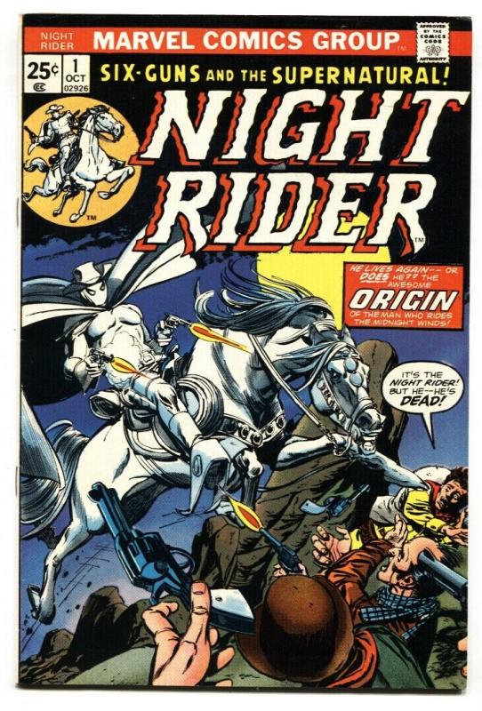 Night Rider #1 1974-Marvel-1st issue-Dick Ayers art-origin-vf+