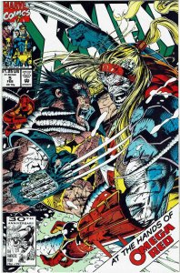 X-Men #5 (1991 v2) John Byrne Jim Lee Omega Red NM