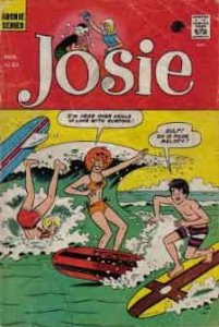 Josie #21 VG ; Archie | low grade comic August 1966 Bikini Surfboard