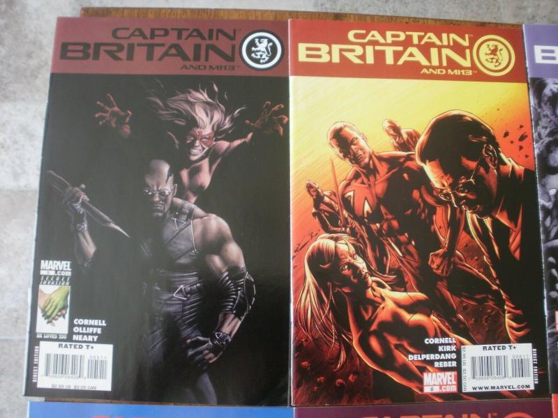 9 Marvel CAPTAIN BRITAIN and MI 13 Comic Book: #5 6 8 9 11 12 13 14 ANNUAL #1