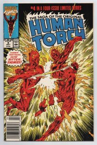 Saga Of The Human Torch #4 Nixon | MacArthur (Marvel, 1990) VG 