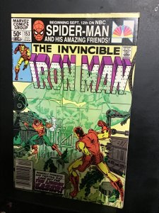 Iron Man #153 (1981) High-grade living in laser  VF/NM Wow!