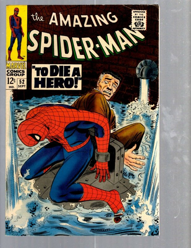 Amazing Spider-Man # 52 VF Marvel Comic Book Lizard Vulture Goblin Scorpion TJ1