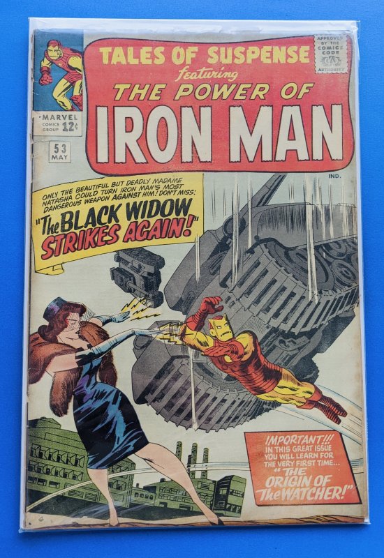 Tales of Suspense #53 (1964) Black Widow! Iron Man! PICS!