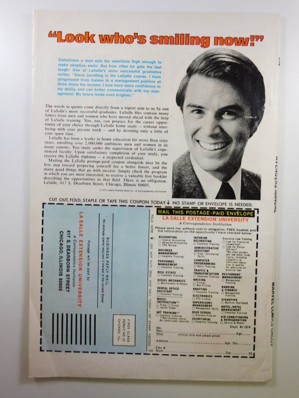 The Avengers Annual #6 (1976) FN-