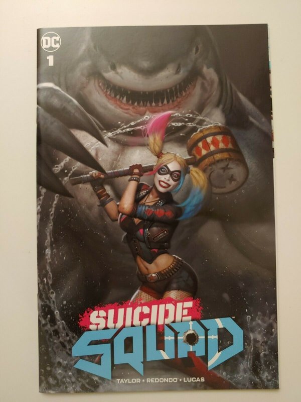 Suicide Squad #1 Very high grade!! Ryan Brown Harley & King Shark Variant 2019