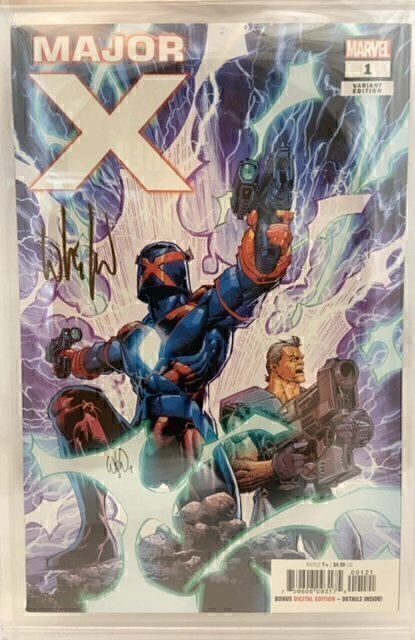 Major X #1 2019 PGX 9.2 NM- Signed by Whilce Portacio 1st App of Major X Key!