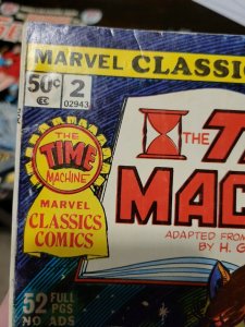 Marvel Classics Comics Series Featuring #2-1976 vg/fn The Time Machine