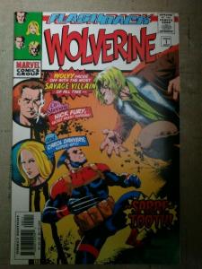 Wolverine -1 (Flashback) Carol Danvers (Captain Marvel) & Sabretooth app 1997