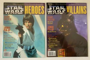 Star Wars Poster Magazine set #1 + #2 Topps 2 diff 8.0 VF (1997)