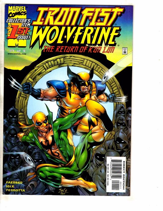 6 Marvel Comic Books Wolverine Iron Fist # 1 2 3 4 Iron Man Iron Age # 1 2 GM15