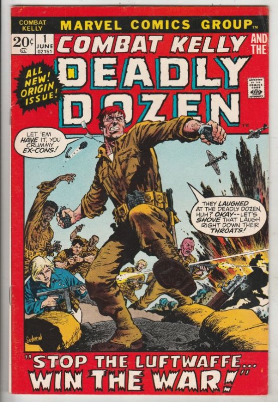 Combat Kelly and His Deadly Dozen #1 (Jun-72) VF/NM High-Grade Combat Kelly a...