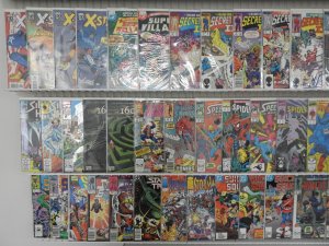 Huge Lot of 150+ Comics W/ Spiderman, Suicide Squad, JLA Avg. VF- Condition!