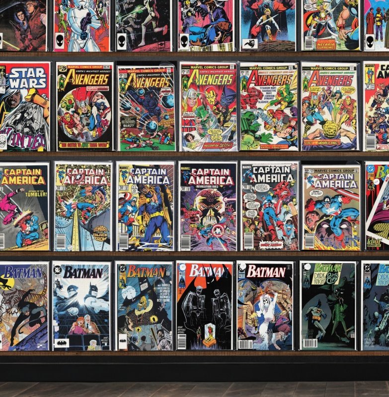 Huge Lot 120+ Comics with Batman, Star Wars, Captain America & More!