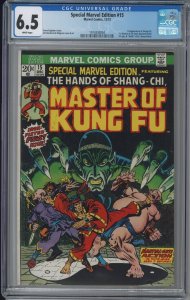 MARVEL SPECIAL EDITION 15 CGC 6.5 F+ 1st Shang-Chi WHITE Legend Of Ten Rings MCU