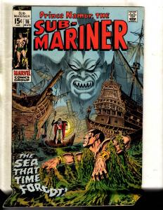 Sub-Mariner # 16 VF- Marvel Comic Book Triton Atlantis Defenders Avengers FM2