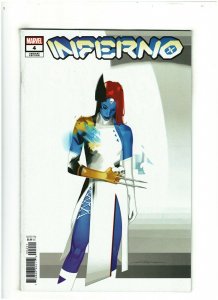 Inferno #4 VF/NM 9.0 Marvel Comics 2022 X-Men Mystique 