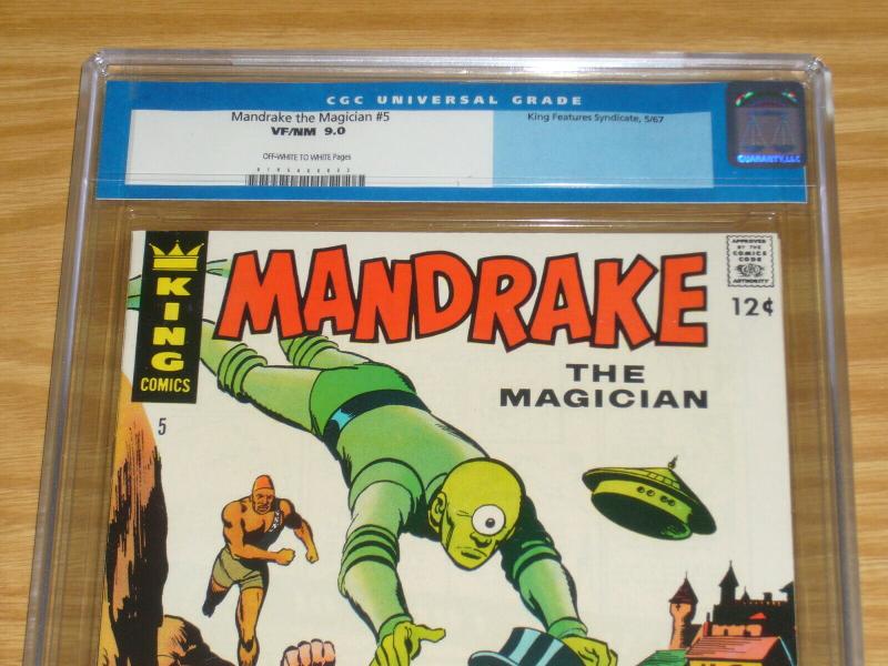 Mandrake the Magician #5 CGC 9.0 silver age king comics - may 1967