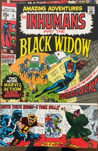 Amazing Adventures #4 (1971) Black Widow 