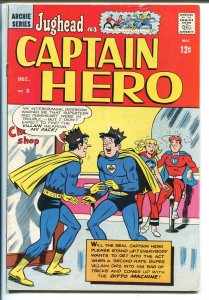 Jughead as Captain Hero #2  1966 - Archie  -FN+ - Comic Book