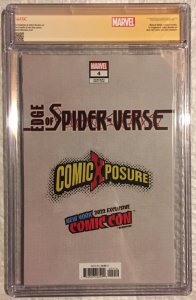 1ST SPINSTRESS Edge of Spider-Verse #4 Momoko Virgin Variant CGC 9.6 NM+ NYCC