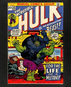 Incredible Hulk (1962) #161 VS. the Beast!