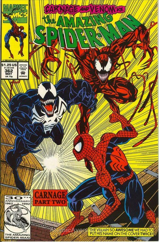 Amazing Spider-Man, The #362 VF/NM; Marvel | save on shipping - details inside