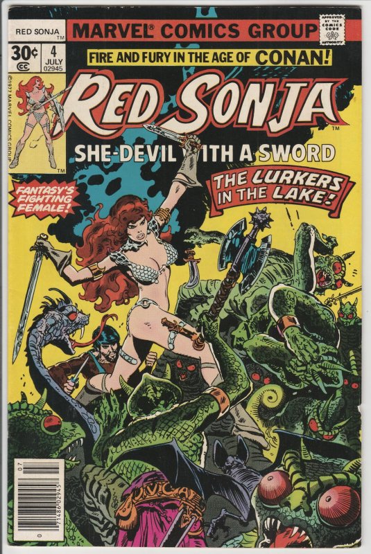 Red Sonja #4 (1977) VF