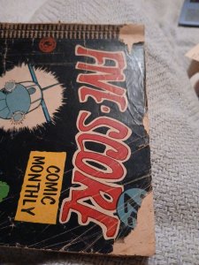 FIVE-SCORE Comic Monthly #47 Meskin Art 1962 Australian Pulp Dc Big Town Reprint