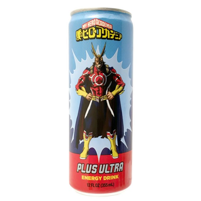 My Hero Academia Plus Ultra Energy Drink 12 Pack 12 ounce cans