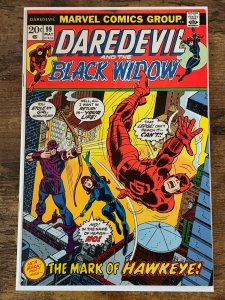 Daredevil #99 (1973). VF. Hawkeye and Black Widow-c. Barry Smith layouts.