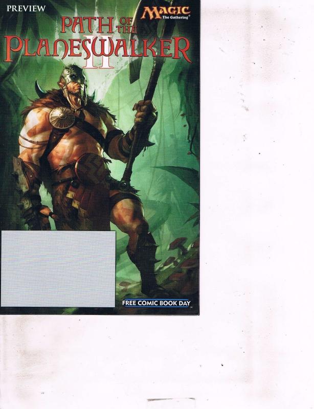 Lot Of 3 Comic Book Comic Day Dark Secrets , Path Planeswalker, Planar Chao AB7