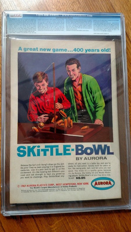 The Atom #34 (DC, 1968) CGC 7.0