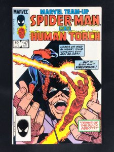 Marvel Team-Up #147 (1984) Spidey and Flame Head!
